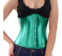 Body tendance pour toutes les saisons. Fermeture à crochet. Parfait pour les célébrations. S'adapte bien aux jeans pour un festin flatteur, vert, 3XL
