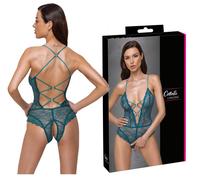 Body Transparent Femme Lingerie Élégant Érotique Dentelle Vert Sexy Ouvert