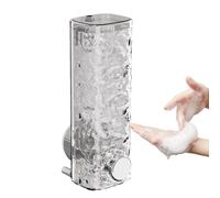 Body Wash Dispenser - 22.5x9x7.4cm Wall Mounted Body Wash Dispensers, Wall Mounted Dispensers for Shampoo, No Drill White Shampoo Conditioner Dispenser Shower Bathroom Washbasin Kitchen