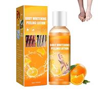 Body Whitening Cream Peeling Lotion 100ml | Skin Lightening Brightening Flawless | Dark Spot Corrector Cream for Hand,Orange Peel Peeling Gel,mild Exfoliate Removes Dirt Improves Body Skin
