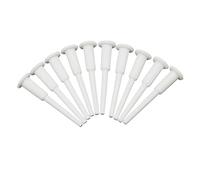 BODYA Lot de 10 bouchons d'air pour valve de 45 cm, 55 cm, 65 cm, 75 cm, 85 cm, ballon de yoga, ballon de gym, ballon de fitness, ballon gonflable, blanc