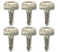 BODYA Lot de 6 clés d'allumage 601 pour pelleteuse Sany 601 Mini grue Broderson