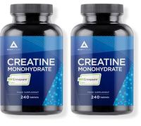 Bodyathlon- Monohydrate de Créatine Creapure®- Creatine Creapure® 100% Pure 3000mg- Augmentez votre masse musculaire, force et résistance - Certifiée et Testé en Laboratoire- 240 comprimés (Lot de 2)