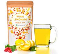 Bodyblooms tisane detox draineur naturel avec des morceaux de citrons. Délicieux thé et infusions detox minceur puissant et rapide. thé en vrac de 100gr. Royal Lemonade the detox tisane minceur