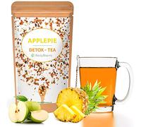 BodyBlooms tisane detox draineur naturel avec des morceaux de pomme et ananas. Délicieux thé et infusions detox minceur puissant et rapide. thé en vrac de 100gr. Applepie - the detox tisane minceur