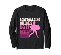 Bodyboard Bodyboarder Bodyboarding Chicks Manche Longue