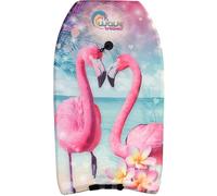 bodyboard Flamingo Mousse junior 83 cm bleu clair/rose
