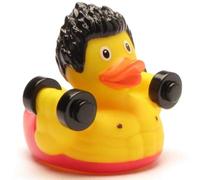 Bodybuilding Canard de Bain | Canard de Plastique | Duckshop | Rubber Duck | Bath Duck | L: 8,5 cm