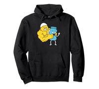 Bodybuilding Egg Vs Protein Jar Gym Humor Sweat à Capuche