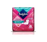 Bodyform Serviette ultra longue avec ailes - Lot de 12