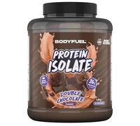 BodyFuel Protein Isolate en Poudre, Double Chocolate, 1.8kg, 26g Protéines, 60 Portions, Faible en Sucre