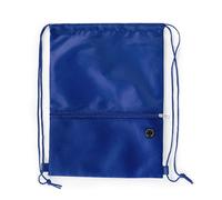 Bodygenix Sac à dos unisexe avec cordon de serrage pour le sport - Sac en polyester léger avec poche avant zippée et port pour écouteurs - Sac étanche pour le sport, l'école, la natation, les voyages