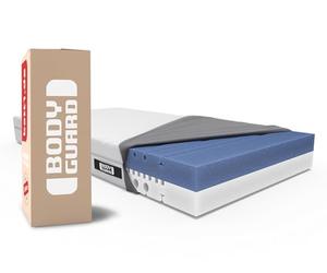 Bodyguard bett1 Matelas 140x200 cm - Mousse Haute Résilience - Réversible Confort Mi-Ferme/Plus Ferme - Zones ergonomiques - Déhoussable - Housse Lavable à 60 °C - Certifié Oeko TEX.