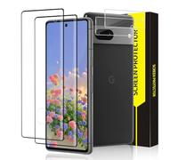 Bodyguard Lot de 2 + 2 films de protection d'écran en verre blindé pour Google Pixel 7 Pro 5G, HD, transparent, anti-traces de doigts, haute sensibilité, écran complet 3D, anti-rayures, dureté 9H