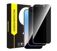 Bodyguard Lot de 2 films de protection d'écran en verre blindé pour iPhone 16 Pro 5G, film de protection d'écran 2.5D, anti-éclaboussures, HD, sensible, dureté 9H, résistant aux chutes, protection