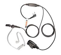 Bodyguard Oreillette radio pour talkie-walkie Icom portable IC-V8 V80 V80E V82 V85 F4026 F3G F4G F11 F11S F14 F14S F21 F21S F24 F24S 2 broches