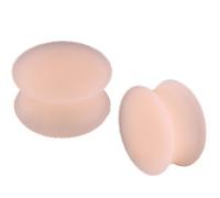 bodyjewellery Lot de 2 écarteurs d'oreille en sili double évasé de qualité 3/4 20 mm