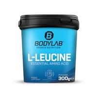 Bodylab24 L-leucine acide aminé essentiel 300g, poudre de L-leucine pure sans autres additifs, supplément en poudre pour l'apport en protéines, sans sucre ajouté, sans gluten et sans lactose