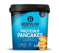 Bodylab24 Protein Pancake Mix Protein-6 Pancakes Banane-Chocolat 1kg, poudre pour crêpes avec presque 60% de protéines, poudre de protéines multicomposantes