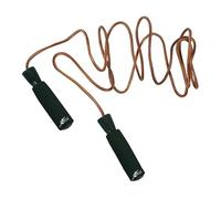 Bodyline Corde en cuir avec poignées en éponge pour sauter, longueur 2,7 m