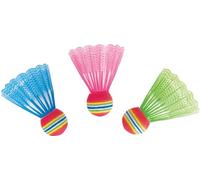 Bodyline Ensemble de Trois Volants colorés pour Sports de Badminton (Volant en Nylon)