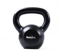 Kettlebell en fonte Bodyline, poids de 8 kg, haltère russe professionnel pour l'entraînement fonctionnel, la gym et le fitness à domicile avec poignée ergonomique