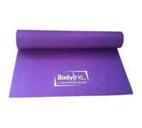 Bodyline Tapis d'entraînement Pilates, yoga et fitness avec bandes élastiques et bandoulière - tapis pour l'entraînement à domicile et en salle de sport - épaisseur 0,4 cm - dimensions 173 x 61 cm