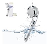 Bodyluv Vita Puresome Pommeau de douche avec cartouche filtrante de purification incluse, adoucisseur d'eau dure, forte pression d'eau et économie d'eau pour salle de bain (poudre de bébé)
