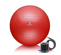 BODYMATE Ballon Fitness + Pompe Incluse + E-Book Gratuit Pepper-Red 85cm