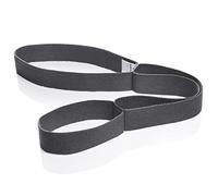 BODYMATE Bande extensible avec 3 boucles - Longueur totale : environ 75 cm - Largeur : 3,8 cm - 100 % coton naturel