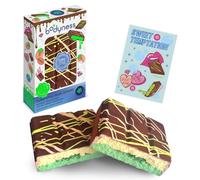 BODYNESS Bath Bomb Dubai Chocolate - 8 bombes de bain en forme de barre de chocolat, boules de bain pour le soin de la peau et la détente avec arôme de chocolat et huile de jojoba, 8x 220g