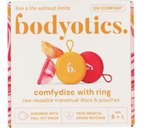 Bodyotics Disques Menstruels Réutilisables Orange Tailles S & L 2 Pièces