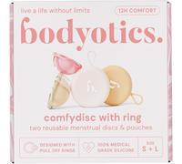 Bodyotics Disques Menstruels Réutilisables Rose Tailles S & L 2 Pièces