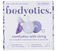 Bodyotics Disques Menstruels Réutilisables Violet Tailles S & L 2 Pièces