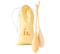 Bodyotics Poids de Bien-Être Intime en Silicone pour Femme - 2 Lot, Jaune | Coffret Confiance & Conscience Corporelle pour Débutants, Sans Danger pour le Corps & Étanche