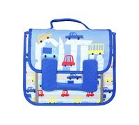 Cartable scolaire maternelle en route bleu TU