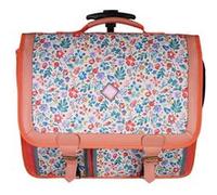 Bodypack - Cartable à Roulettes Bloom 41cm - Fille - Recyclé - 2 Compartiments - Roues Lumineuses - Polyester - Cartable Scolaire Primaire Beige G