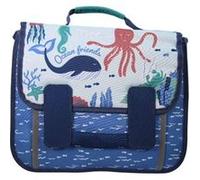 Bodypack - Cartable Recyclé Ocean 28cm - Garçon - 1 Compartiment + Poche Avant - Bretelles Moussées - Polyester - Cartable Scolaire Enfant École Maternelle