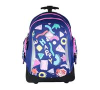 BODYPACK Sac à dos à roulettes 2 compartiments Doodle Multicolore