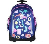 Sac à dos scolaire à roulettes doodle multicolore TU