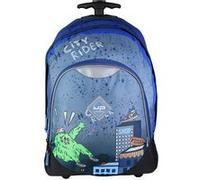Bodypack Sac à dos à roulettes 2 compartiments Monster Bleu Bleu