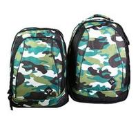 BODYPACK Sac à dos recyclé 3 compartiments 2 en 1 Camo Vert G