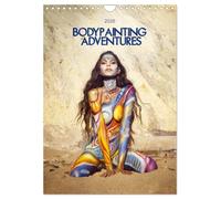Bodypainting Adventures - Farbe auf nackter Haut (Wandkalender 2026 DIN A4 hoch), CALVENDO Monatskalender: Fantasievolle Bodypaintings in surrealen Landschaften