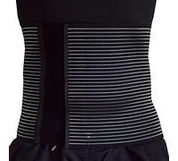 BODYPERFECT Bandeau abdominal Post-opératoire Unisexe Correcteur Post-opérationnel Soulage les maux de dos Fermeture réglable XS Noir