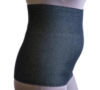 BODYPERFECT Ceinture lombaire chauffante Laine Abdominale Homme Femme Gaine ventre plat S-NOIR