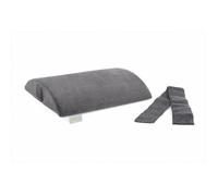 Bodyprotect coussin lombaire demi-rouleau 30 x 28 x 6 cm Memory Foam Visco housse microplush grise amovible lavable 40 °C