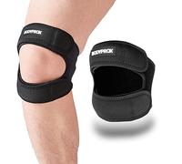 Bodyprox Sangle de maintien pour tendons rotuliens (grand), soulagement de la douleur au genou réglable en néoprène pour la course, l'arthrite, le pull, la récupération des blessures au tennis