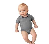Bodys Garçons Manches Courtes Bébé Garçon Barboteuse à Manches Courtes Barboteuse Nouveau-né Bodys Gentleman Vêtements Personnalisé Naissance, Gris clair., 9-12 mois