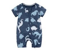 Bodys pour Bébé Barboteuse Une pièce Combinaison Enfant légère et décontractée imprimé Mignon Pyjama Garçons Filles Grenouillère 0-12 Mois