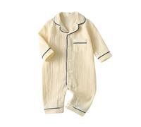 Bodys pour Bébé Nouveau-né Une Pièce Pyjama Body en Coton Doux et Confortable Vêtements Mignons Tenues rentrer Fille garçon